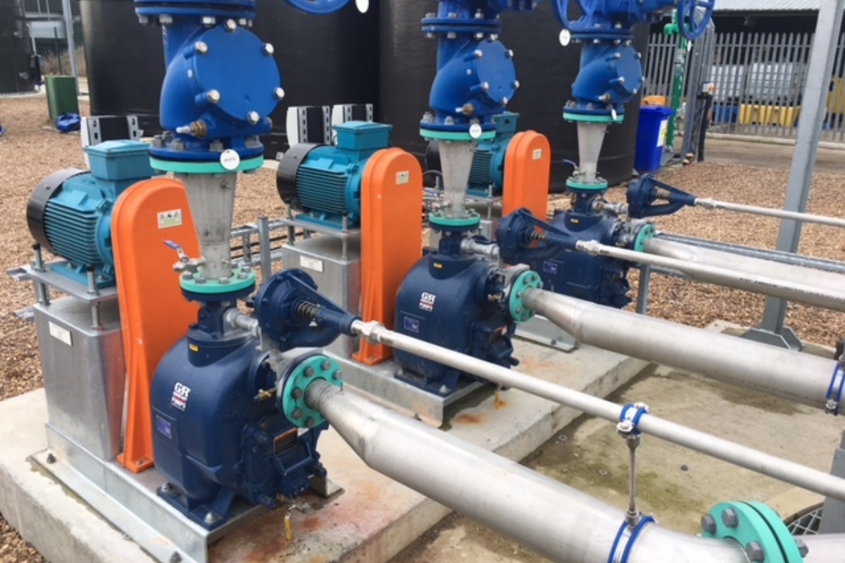 Industrial waste water pump