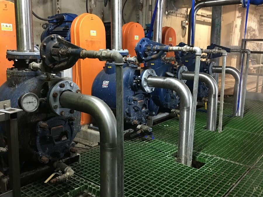 Abbatoir poultry pumps