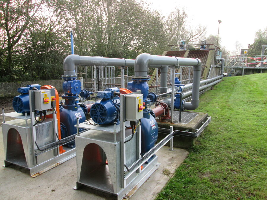Anglian Water – Benhall STW – Inlet pumps