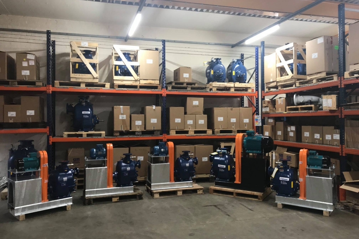 Hydromarque storeroom